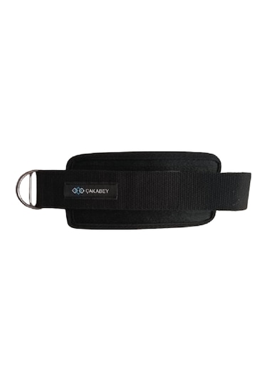 D Ring Fitness Ayak Bileği Ağırlık Çalışma Kemeri 1 Çift Siyah