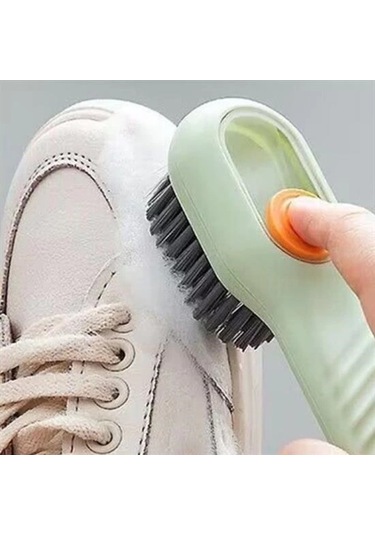 Deterjan Hazneli Çok Amaçlı Ayakkabı Ve Bot Temizleme Fırçası - Pratik Yıkama Fırçası Çok Renkli