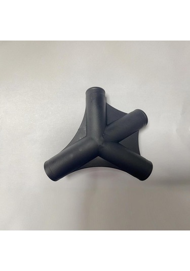 Dolıty Çadır Kutupu Konnektörü Doğrudan 19mm-9.5mm-11mm Siyah