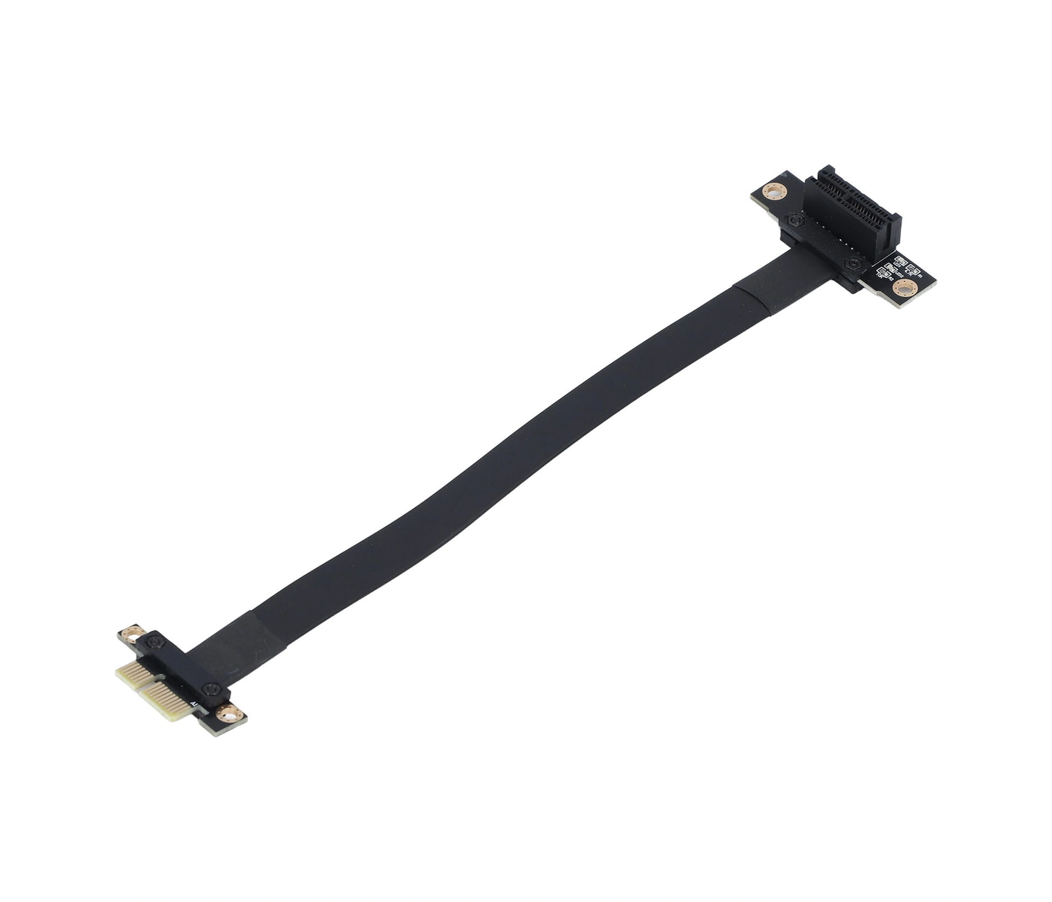 Vkemall Pcı-e 3.0 1x 8gbps Genişletme Kablosu - Grafik/ses/kablosuz Ağ Kartı İçin 20cm 90 Derece - Altın Kaplama, Esnek, Kolay Kurulum