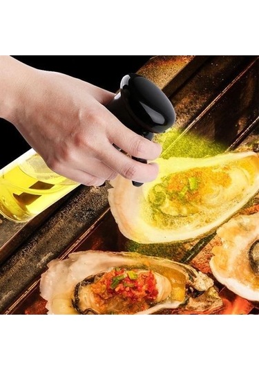 Seçkin Trend Çok Amaçlı Cam Şişe Püskürtmeli Dağıtıcı Yağdanlık Limonluk Sirke Sosluk Spreyi Siyah Çok Renkli