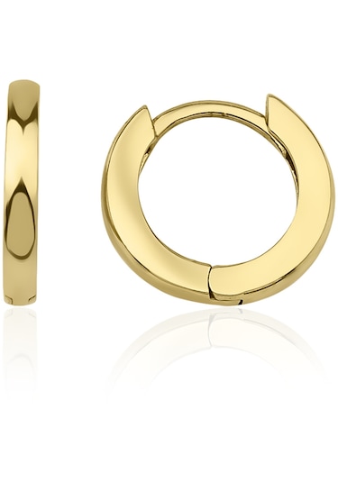 Fiyonk Kuyumculuk  14 Ayar Altın Mini Halka Küpe 001