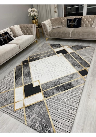 Ideal Kadife 4 M2 Ve 6 M2 Seçenekli Lastikli Halı Örtüsü 346