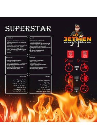 Alevra Mangal Kömürü,kolay Yanan, Mangal Kömürü Jetmen Diğer