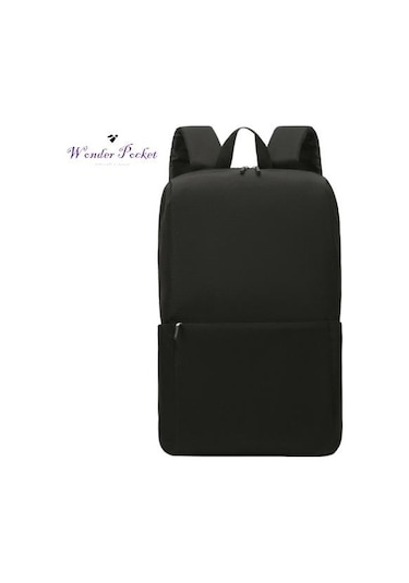 Sırt Çantası Geniş Omuzlu Düz Renk Askı Çok Katmanlı Cepler Büyük Yük Taşıma Kapasitesi Fermuar Kapatma Yellow Sarı