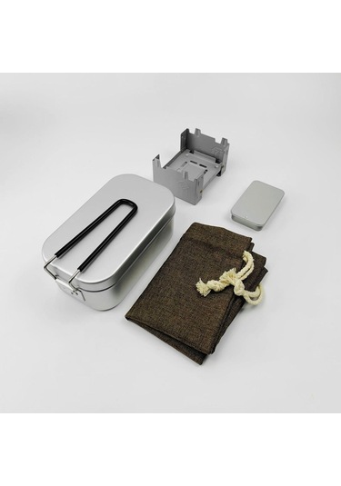 Kamp Alkol Soba Öğle Yemeği Kutusu Mini Katlanır Soba Veranda Açık Balıkçılık Tarzı A Çok Renkli