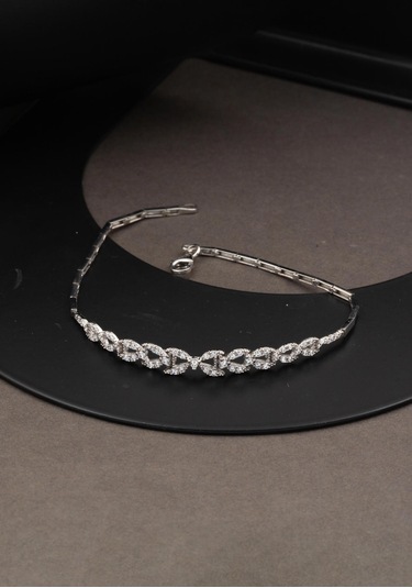 Bilezikci Elizabeth 14 Ayar Beyaz Altın Düğün Seti