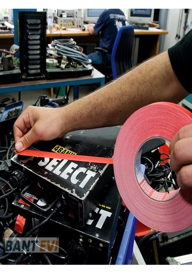 Turuncu Neon Bez Bant 19mmx25mt Tesa 4671 Sahne Kamera Bandı Gaffer