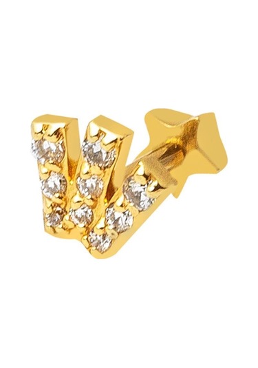 Bilezikci 14 Ayar Altın Tragus Piercing Küpe Kphsy14k22518