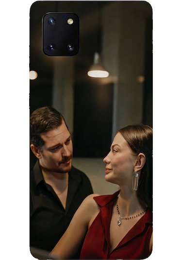 Samsung Galaxy Note 10 Lite Uyumlu Eşref Rüya - Eşref Ve Nisan Baskılı Silikon Kılıf Renkli