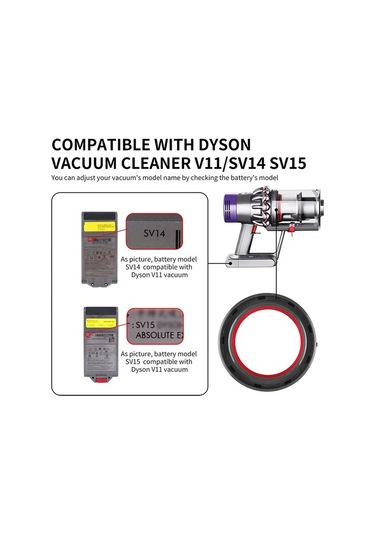 Unimarket Xin Yue Zhang Ξ Ny Ue Zhang Toz Kutusu Üstü Sabit Sızdırmazlık Halkası Vakum V11 V15 Sv14 Sv15 Sv22, Kir Kabı Yedek Parçaları Adaptör