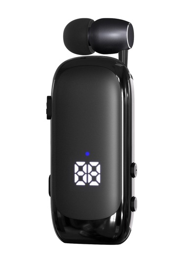 K88 Business Yaka Tek Kulak Bluetooth Kulaklık Siyah