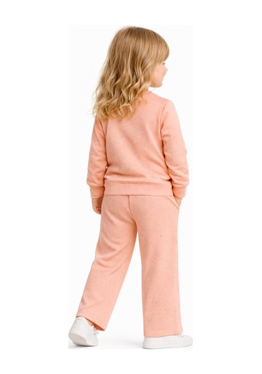 Kız Çocuk Taşlı Sweatshirt Pantolon Takım Bgl-st05273 SOMON