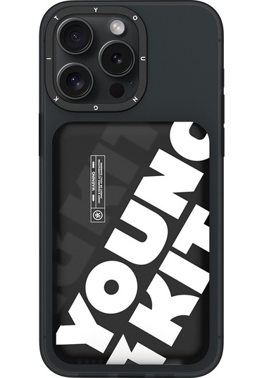 Youngkit APE Serisi 15 W 5000 mAh Hızlı Şarj Özellikli Wireless Powerbank - Siyah