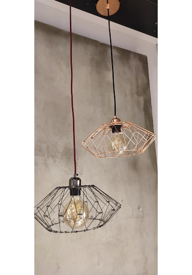 Bakır Renk 13 Farklı Model Modern Sarkıt Avize Bakır