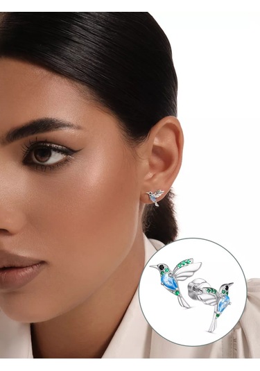 Marıola Küpe Çivileri 925 Ayar Gümüş Kuşlar 169306783 Diğer