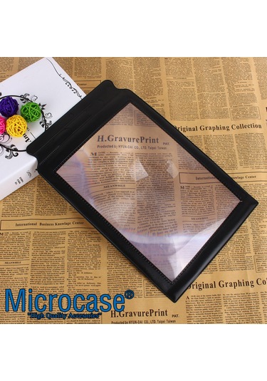 Microcase A4 Ölçekli 3X Büyütme Kart Büyüteç Model By11