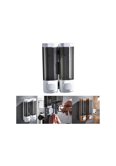 Suntek Manuel El Sabun Dispenseri Şampuan Ve Saç Çift-beyaz-600ml Çift Beyaz 600ml Diğer