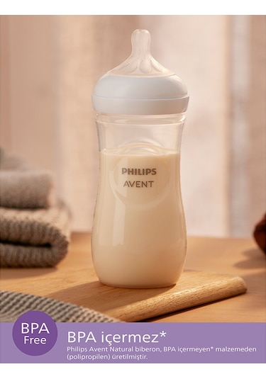 Philips Avent Natural Response PP Biberon 125 ML - 0+ Ay - Doğal Tepkili Biberon Emziği