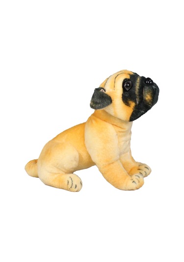 Havlayan Pug Köpek Peluş Oyuncak 25 Cm