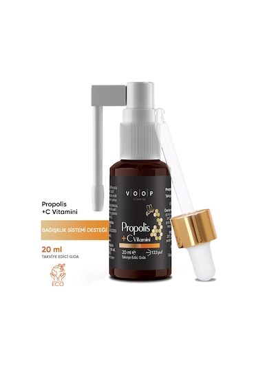 Voop Propolis + C Vitamini Sprey-Damla 20 ML