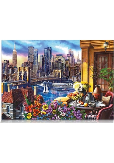 Star Puzzle Uyumayan Şehir Brooklyn 2000 Parçalık Puzzle