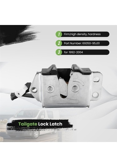 Ulzyvf Toyota Mandalı Kilidi Kapı Kapağı İçin Hiace Değişimi Bagaj Arka Araba 92-04 Sw