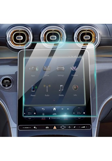 Mercedes 2021-24 C300 C400 W223 W206 11.9 Multimedya İçin 9h Nano Ipg Proactive Ekran Koruyucu