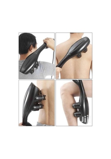 Elektrikli 4 Başlıklı Vücut Masaj Aleti Çok Renkli