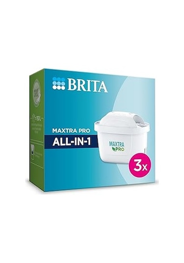 BRITA Maxtra Pro All-In-1 Yedek Su Arıtma Filtresi 3'lü