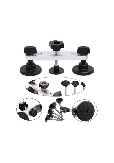 Youtek Oto Çukur Tamiri Aleti, Pdr Çift Kutup Köprü Çeker, 6 Boyutlu Sünger Tabağı İle Paslanmaz Çelik Ve Plastik Yapı