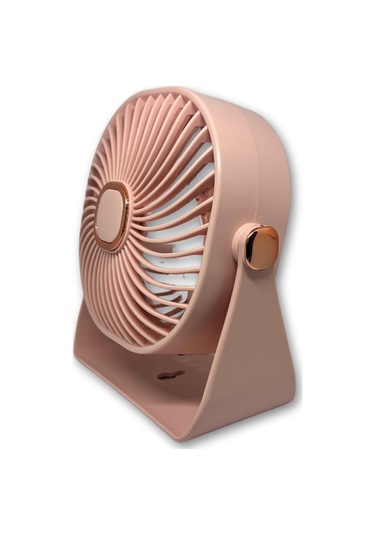Zb112 Taşınabilir Masaüstü Pembe Usb Fan
