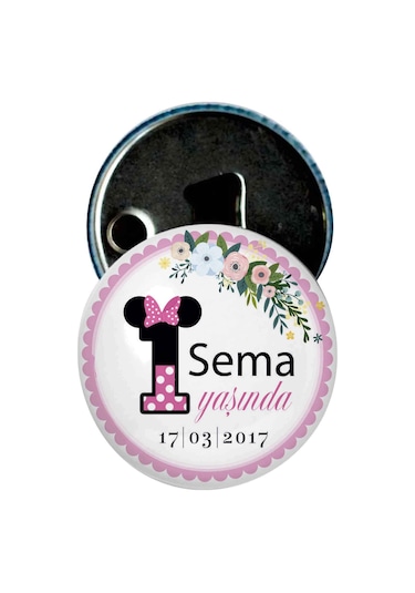 Famous Bebek Şekeri Magnet Bebek Mevlüt Hediyelik Isimli Kapak Açacak  (293126231)