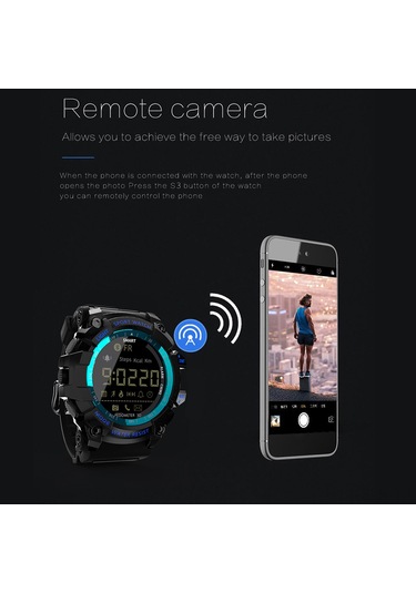 Xindoker Lokmat Mk16 Akıllı Saat: Askeri Tarz, 12 Ay Pil Ömrü, Ip67/5atm Su Geçirmez, Spor İzleyici, Adım Sayıcı, Bluetooth, Android/ios Desteği - Kırmızı Çok Renkli