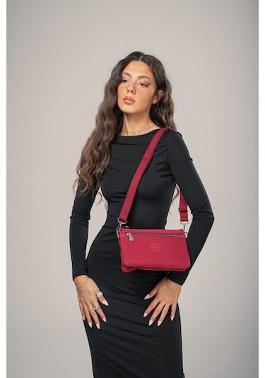Ççs Kadın Omuz Çantası Ccs17966 Std / Bordo Bordo