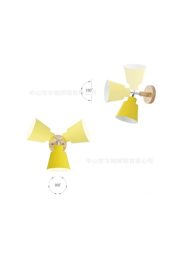 Skycity Kahverengi Ahşap Zip Anahtarlı Modern Minimalist Duvar Lambası - Yeme Salonu Oturma Odası Dekoratif Arka Plan Aydınlatması, E27 Kaynak Yok, 10cm Taban Siyah Diğer