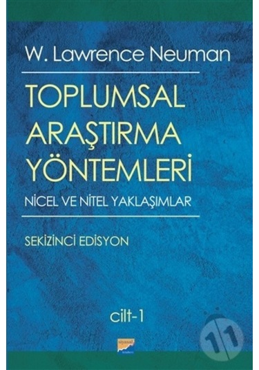 Toplumsal Araştırma Yöntemleri Seti - 2 Kitap Takım - W. Lawrence Neuman - Siyasal Kitabevi