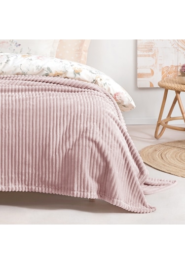 Yataş Bedding Holly Wellsoft Battaniye (Çift Kişilik) - Pudra