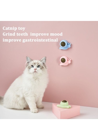 Tineke Catnipli Yenilebilir Kedi Nanesi Otu Yalama Oyun Topu Oyuncağı Yengeç