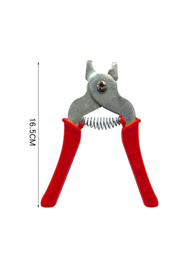 Konesam Kırmızı Kafes Tamir Aleti M Tipi Çivi Kırıcı - 165mm, 143g - Tavuk/koyun Kafesi İçin Pratik Kanca