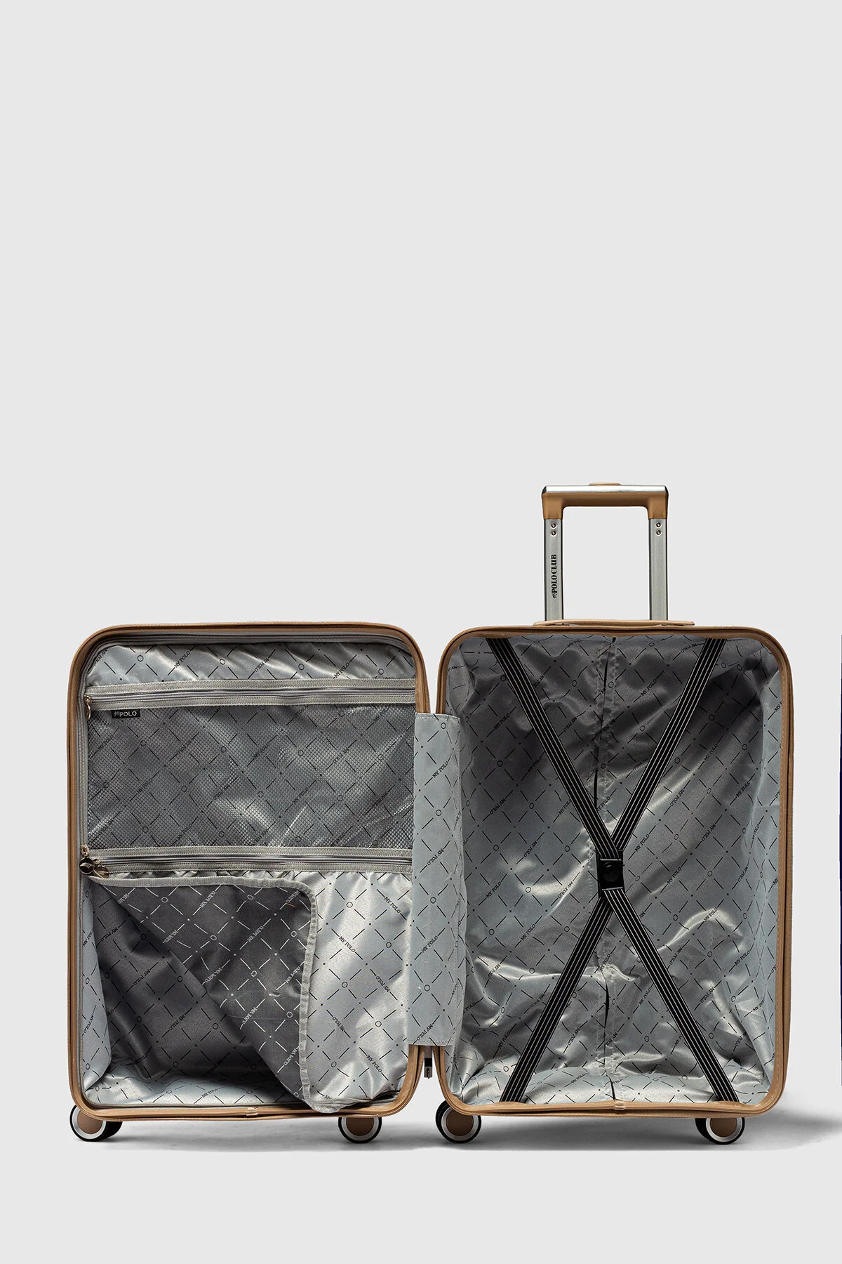 My-pp Bilbao Tekerlekli Kırılmaz Valiz 3'lü Set Bavul Siyah Siyah