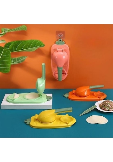 Havuç Tasarımlı Şık Pratik Börek Mantı Hamuru Presleme Börek Y