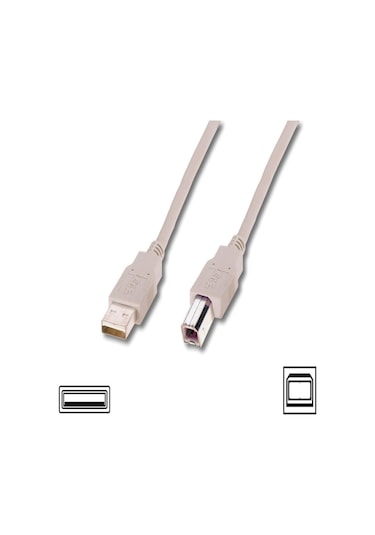 Digitus Ak-300102-030-E 3 0M Usb 2 0 Kablo Beyaz