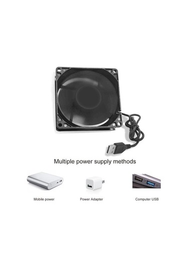 12 Cm 1200 Rpm 5 V Usb Soğutma Fanı Soğutucu Pc Bilgisayar Kasası Yönlendirici Set Üstü Kutusu