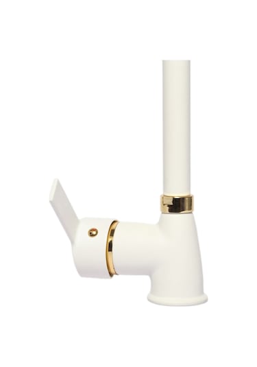 Faumix Ema. Beyaz Altın Mutfak Eviye Bataryası