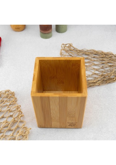 Miccho - Dönen Kaşıklık Kare Bambu