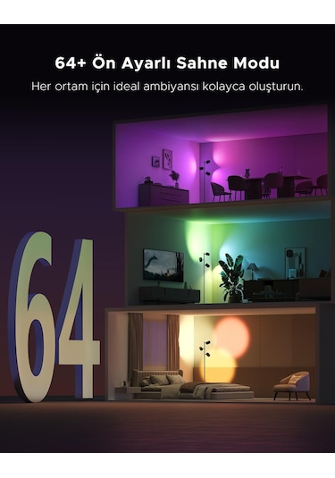 Govee 3'lü Spot Aydınlatma Köşe Lambası