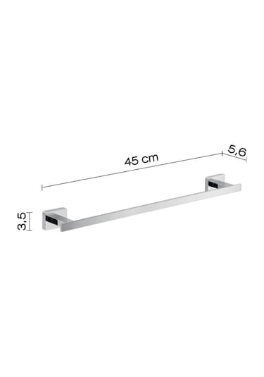 Atena Havluluk, Uzun, 45 Cm - Krom Krom