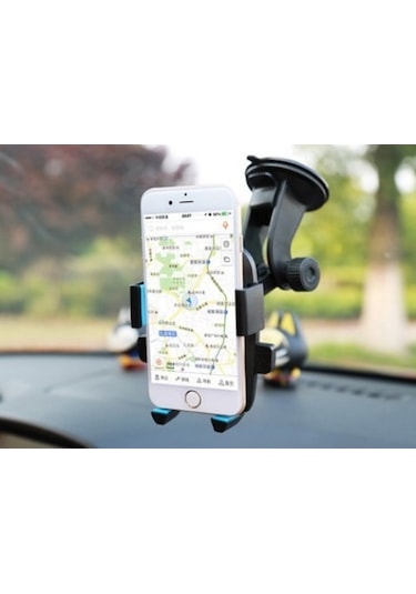 Araç İçi Cam Ve Torpido Vantuzlu Telefon Tutucu
