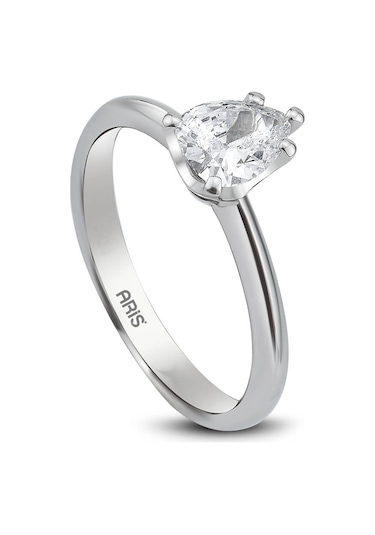 Ariş 0.50 ct. Pırlanta Damla Tektaş Yüzük